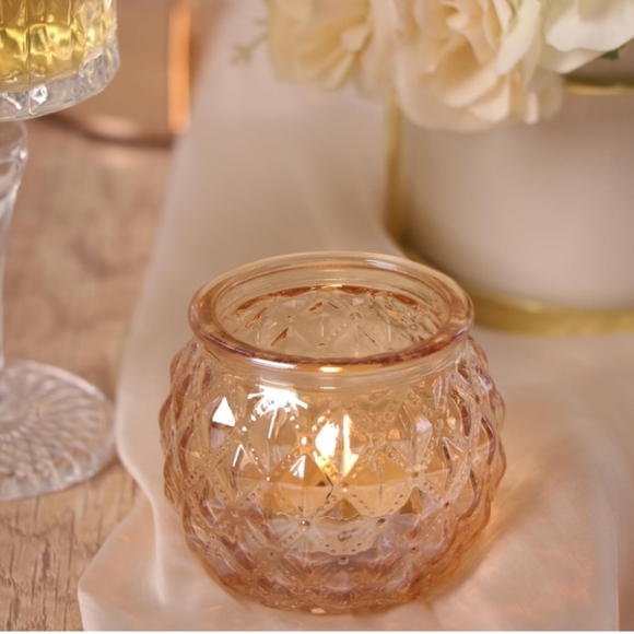 Gorgeous Gold Votive & Tealight Candle Holders Set of 12 New in Box - Picture 2 of 7